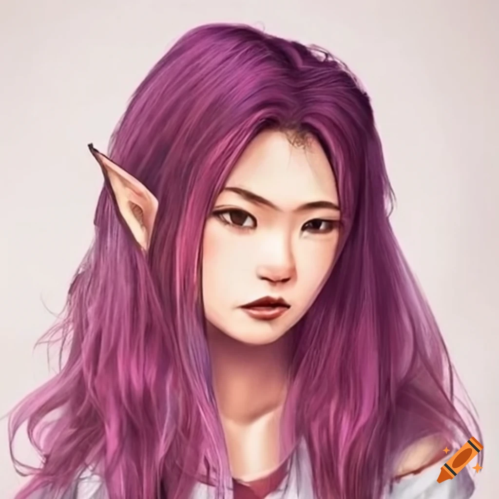 Asian gothic pixie