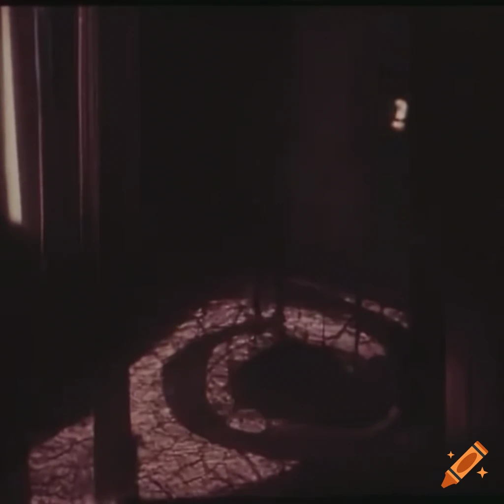 Alien abduction scene with 90s vhs style outside a house on Craiyon