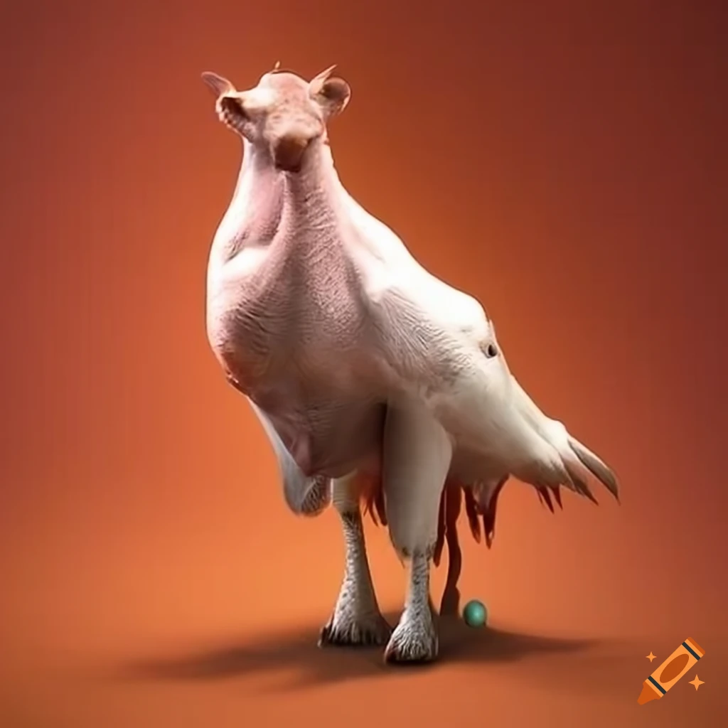 Cow and chicken hybrid