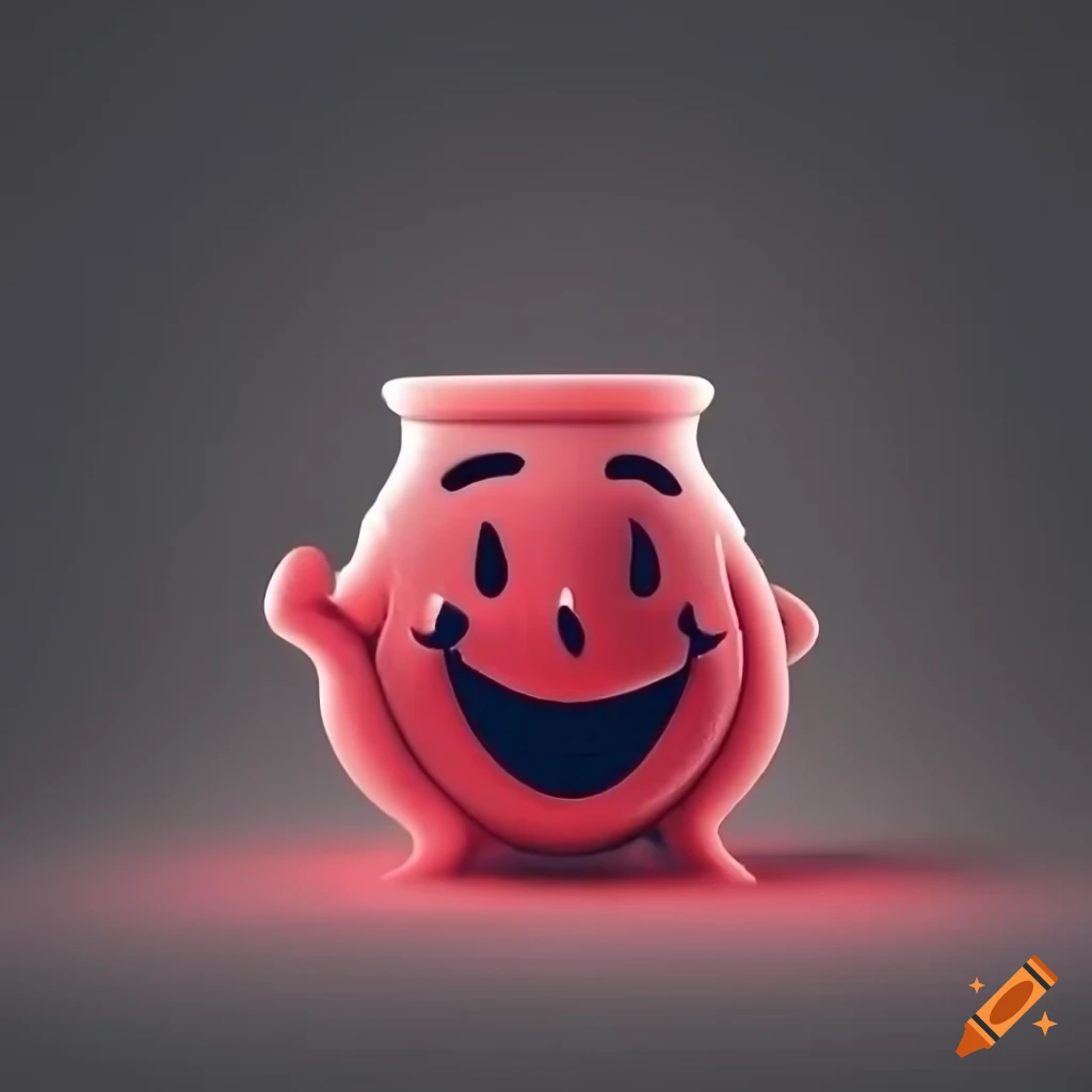 Koolaid logo in high definition with maple lighting on a black