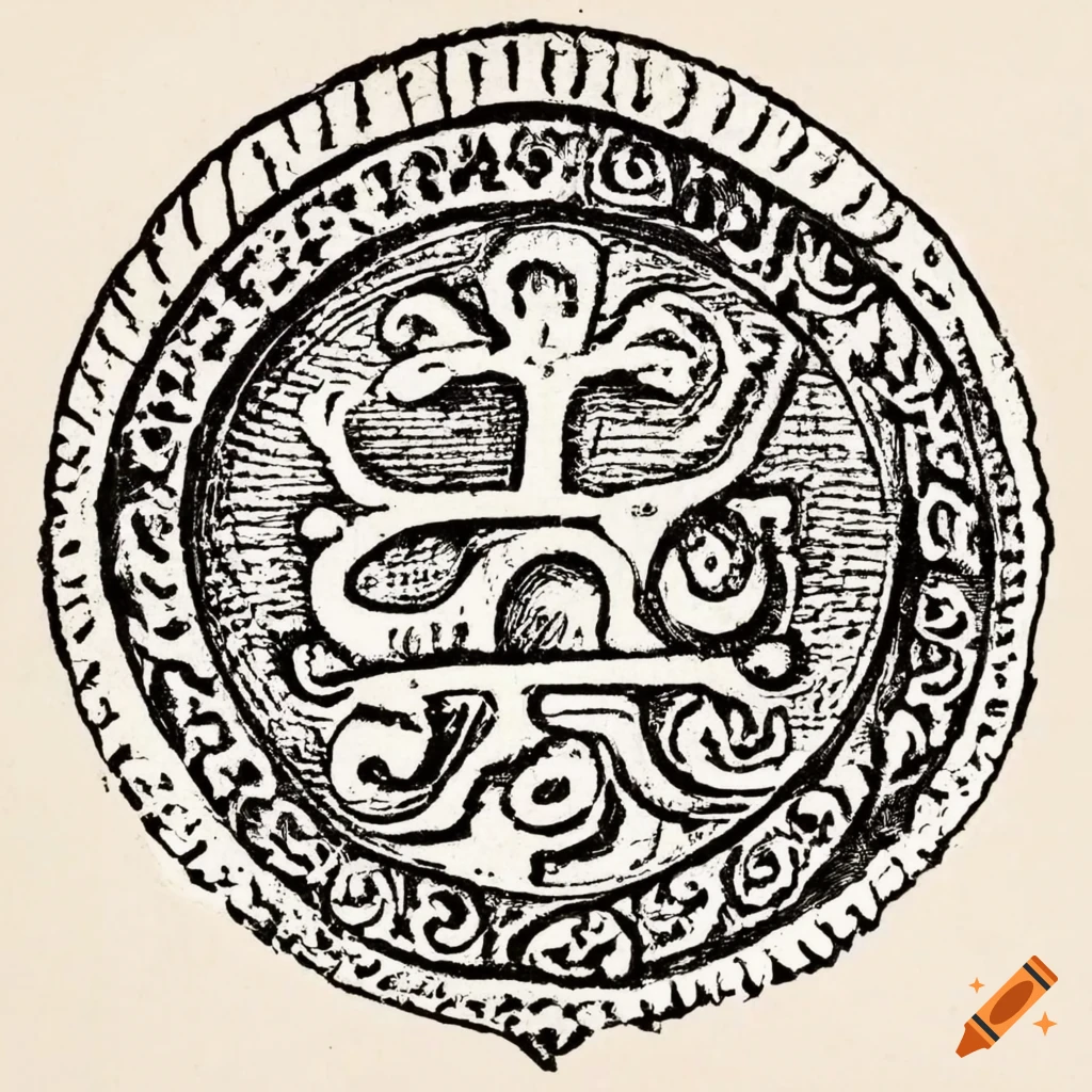 AuraVento brand logo in pointillism style with thick black outlines on a black background