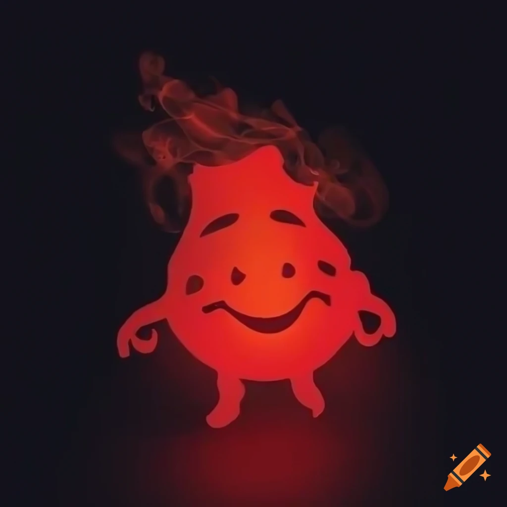 Koolaid logo in high definition with maple lighting on a black