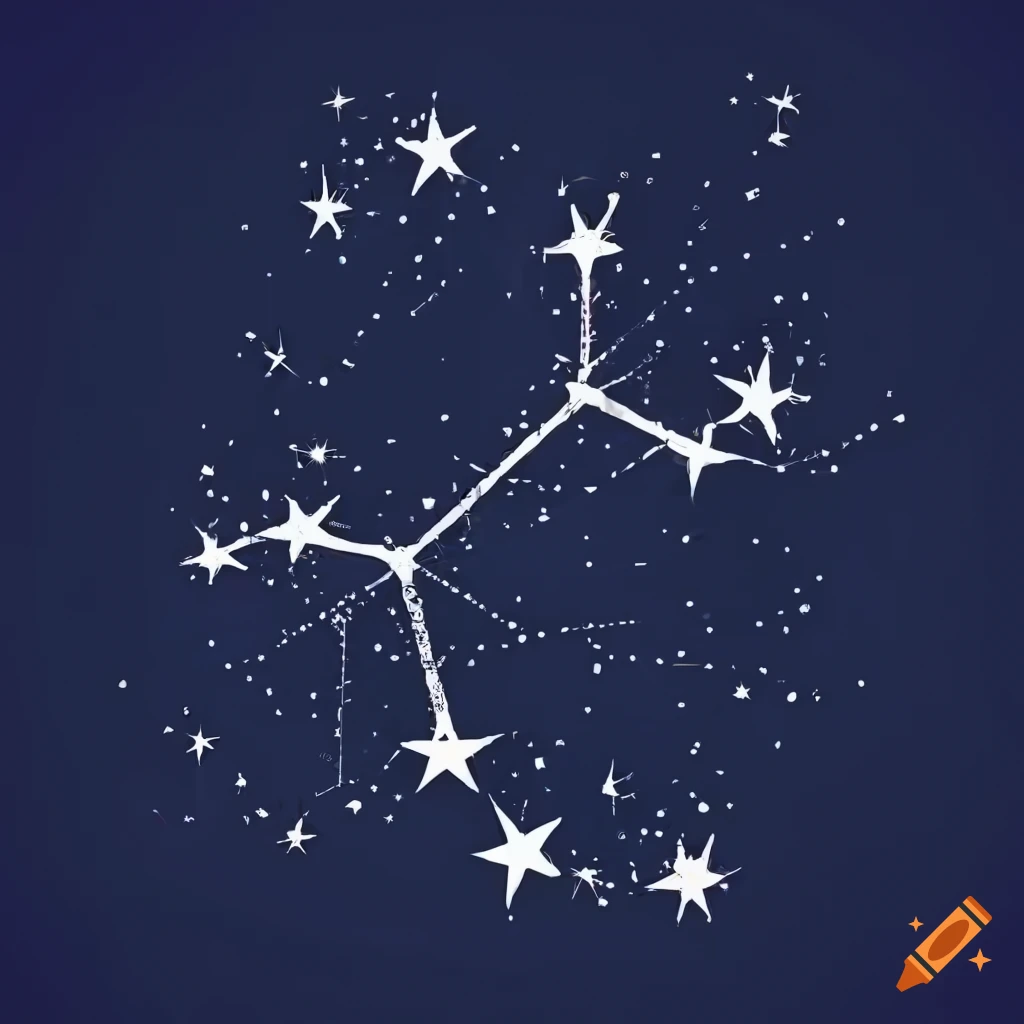 Minimalistic constellation logo for the Lights Collective representing different product genres