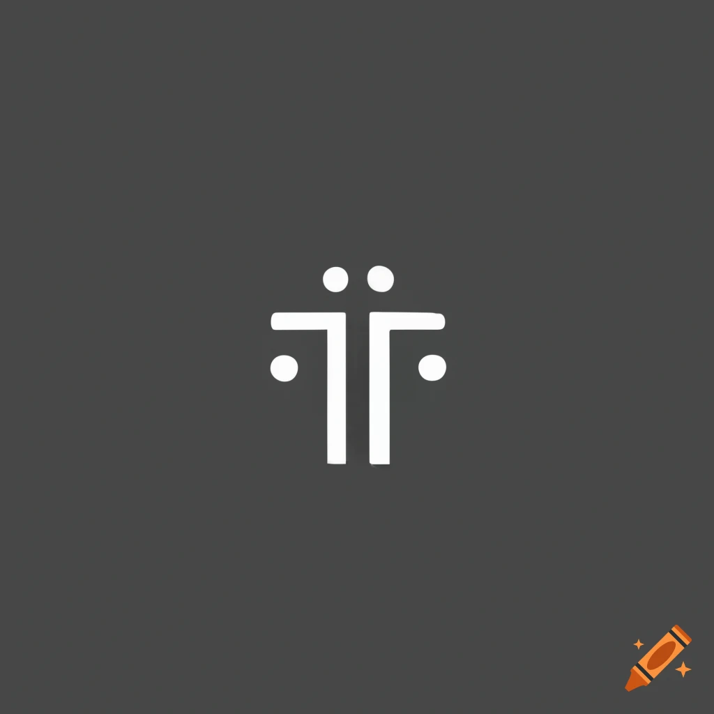Simple minimalist black and white esoteric logo