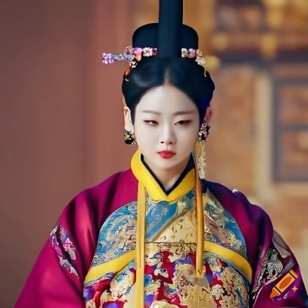 BTS's Jungkook dressed as an empress in Qing Dynasty style