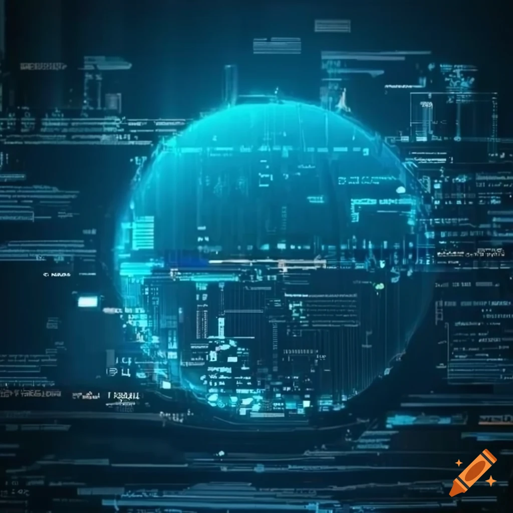 Data analytics background for linkedin profile on craiyon