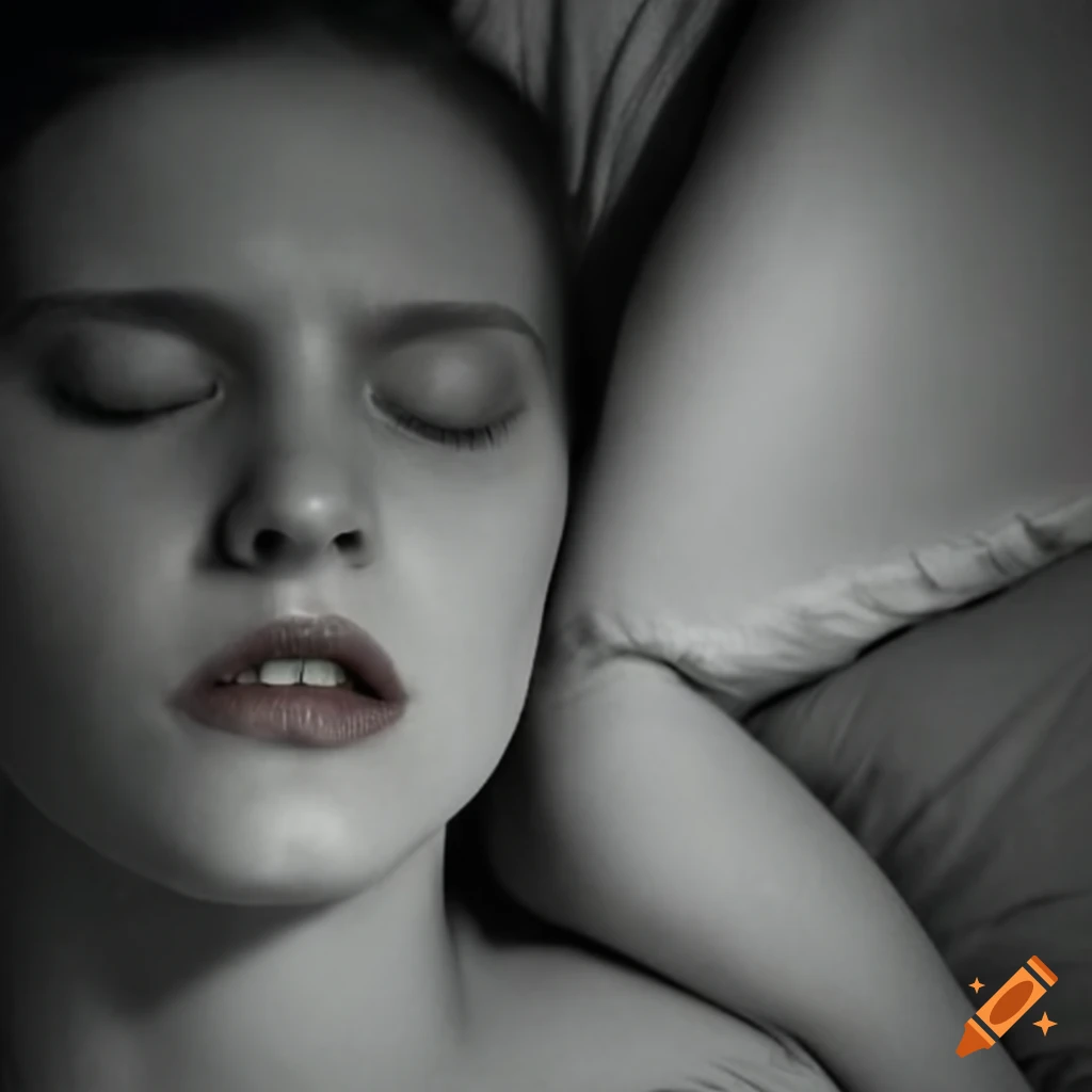 Maggie Grace sleeping with mouth slightly open
