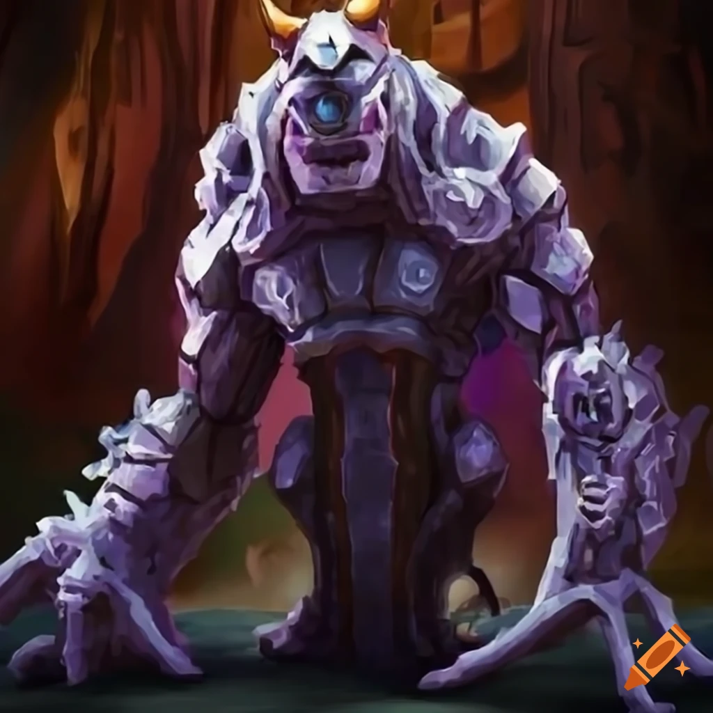 Crystal golem keykeeper