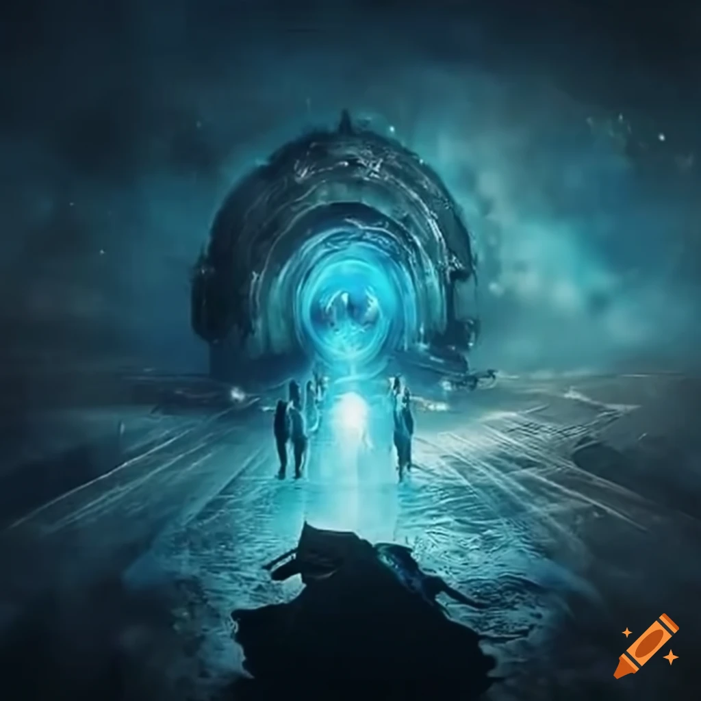 Conceptual representation of the endgame of humanity on Craiyon