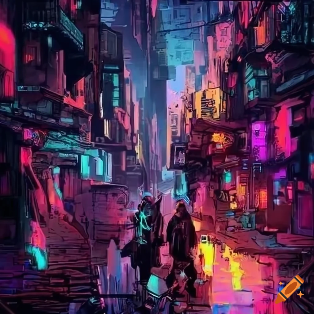 Cyberpunk concept art