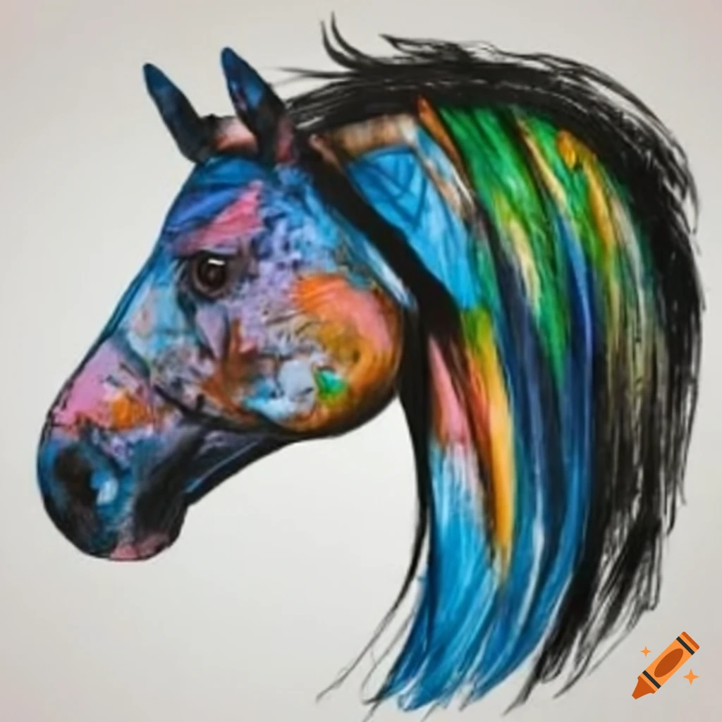 Painted pony on Craiyon