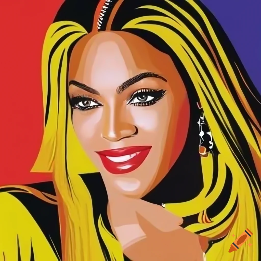 Illustration of beyonce using pantone spring 2023 fashion colors in the ...