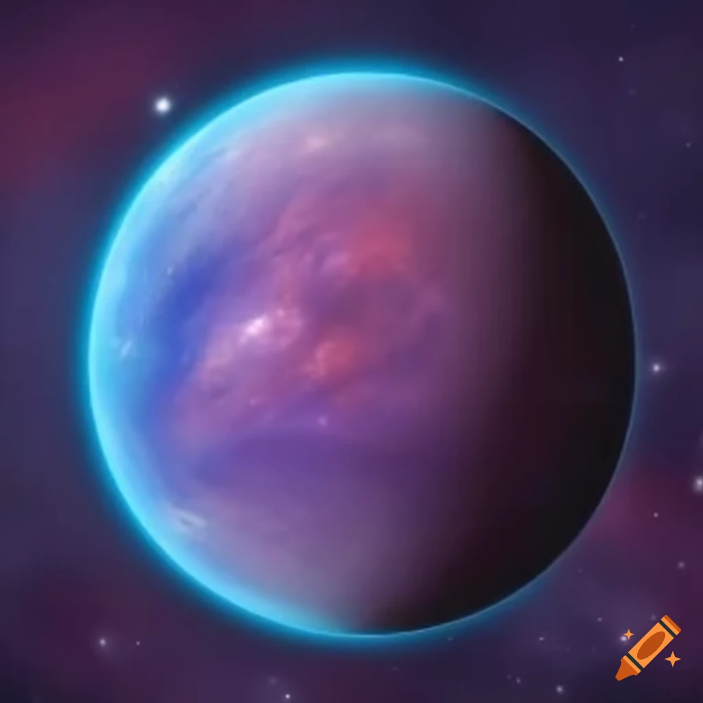 Blue to purple to red on Craiyon