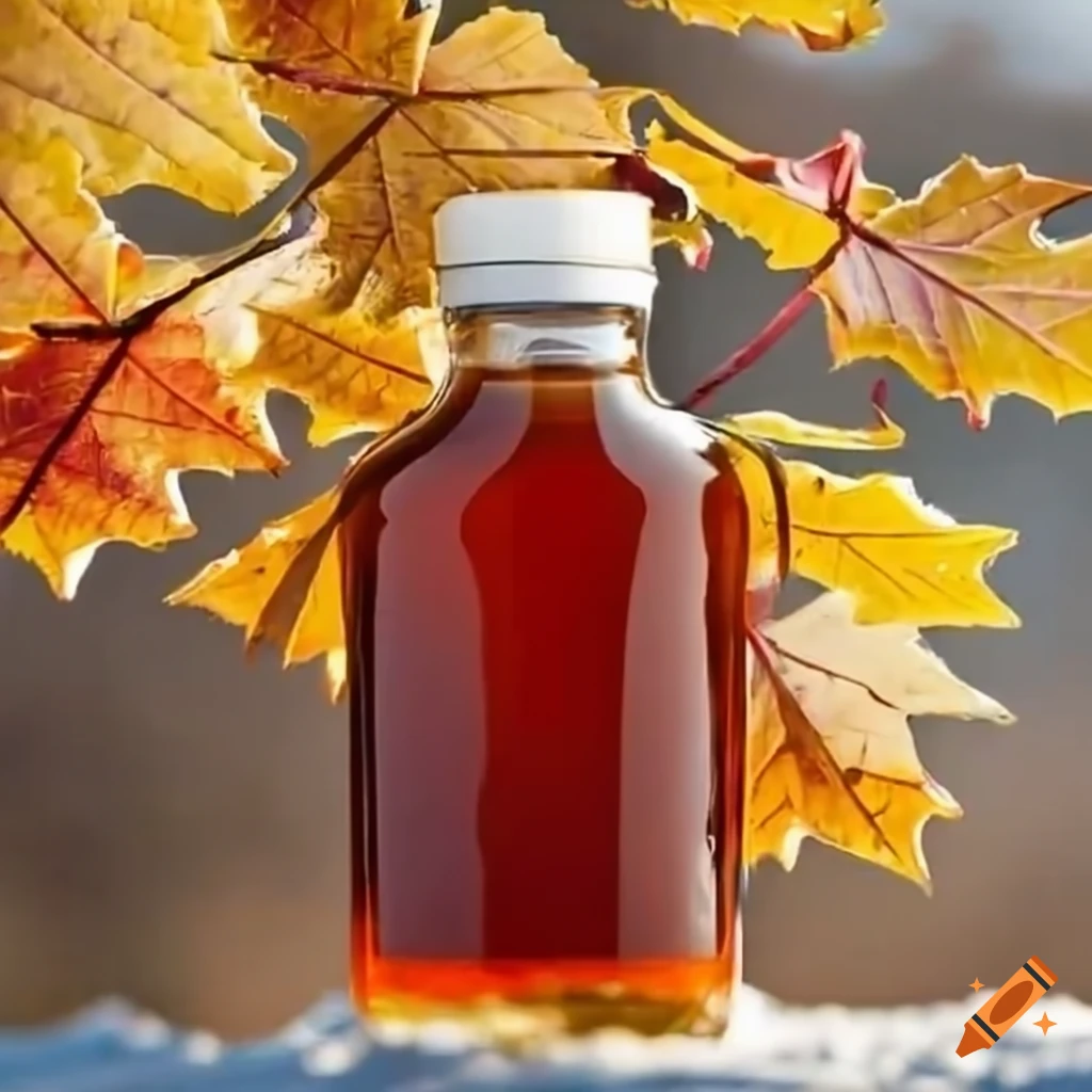 Clean canada maple syrup on Craiyon