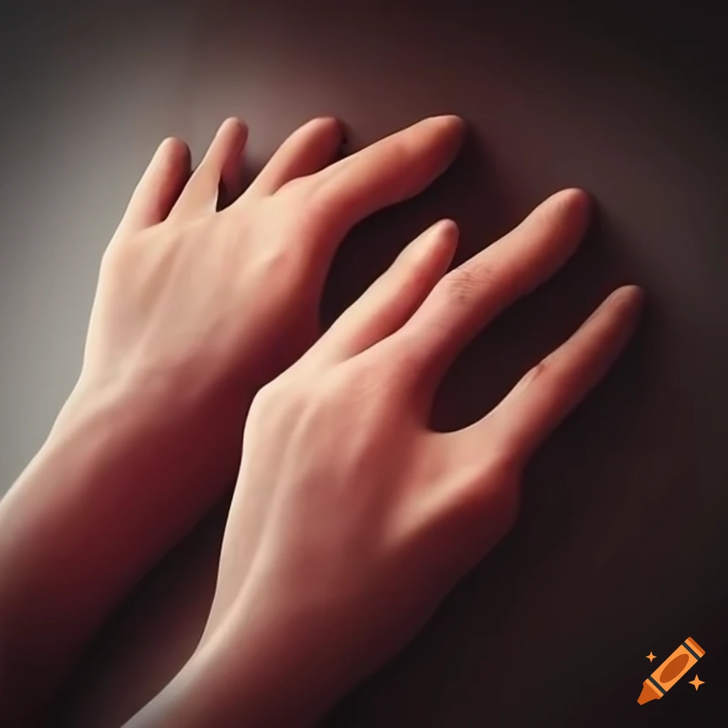 person holding hands