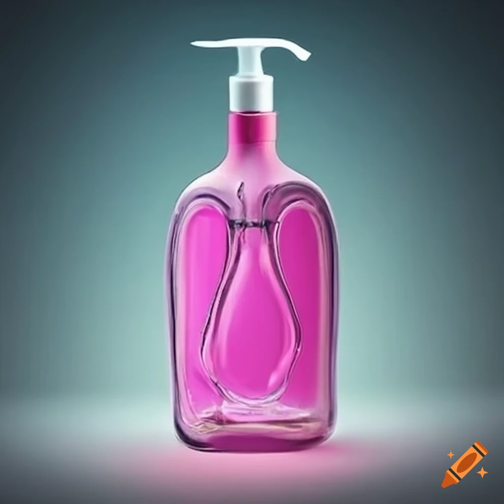Elegant handsoap bottle with pump dispenser