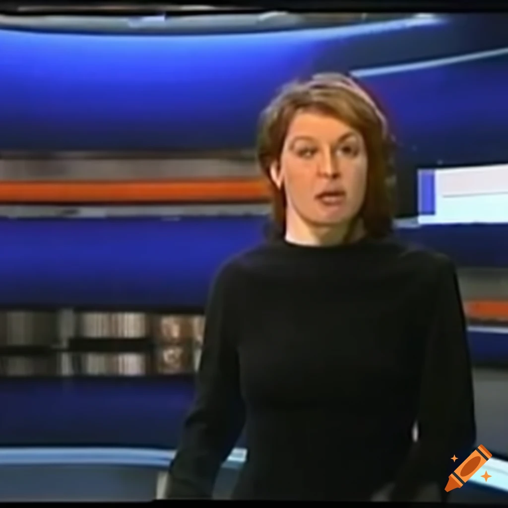 BBC News Studio on March 11, 2005 for TV