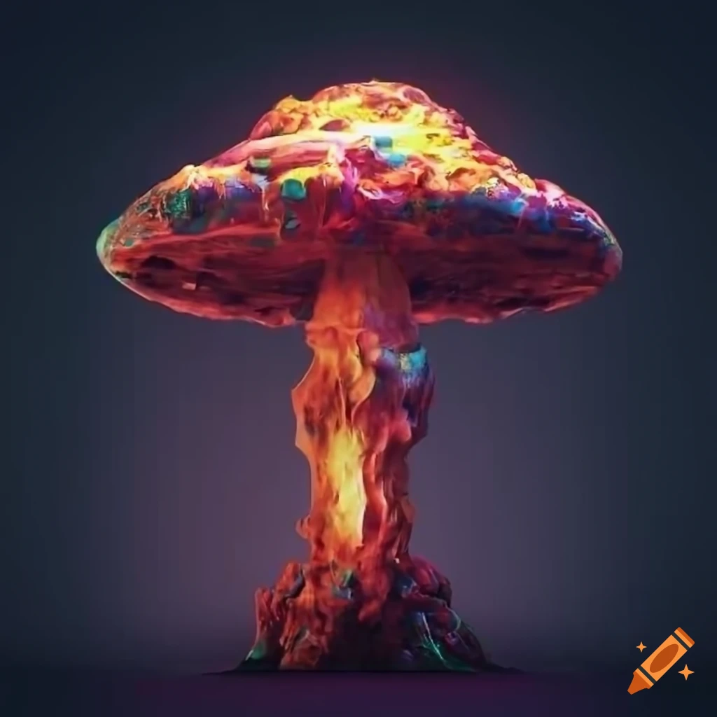 Futuristic 3d Digital Art Of A Psychedelic Mushroom On Craiyon futuristic-3d-digital-art-of-a-psychedelic-mushroom-on-craiyon