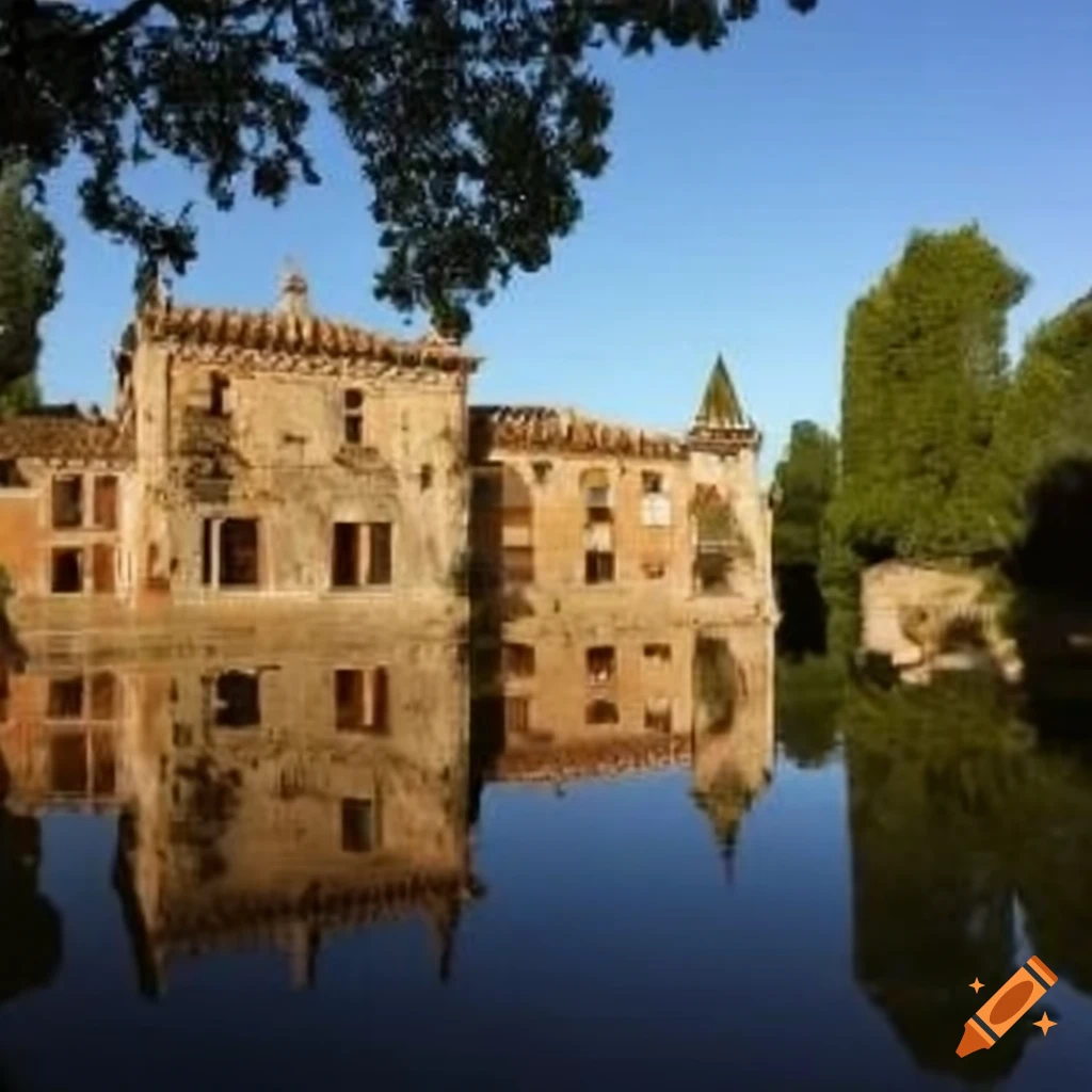 The count's ancient estate in Spain