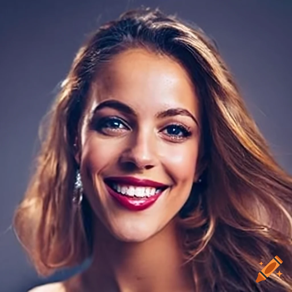 Closeup studio shot with detailed skin and hair texture on Craiyon