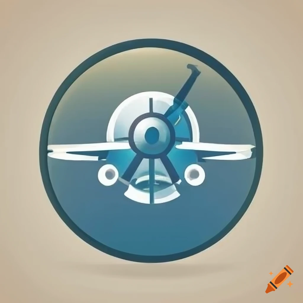 Aviation cron job service icon on Craiyon