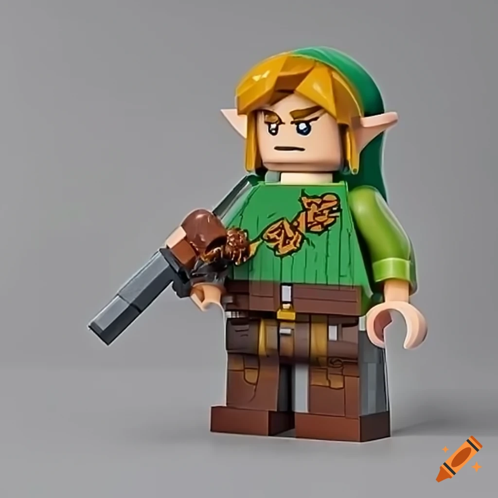 The legend of zelda lego set on Craiyon