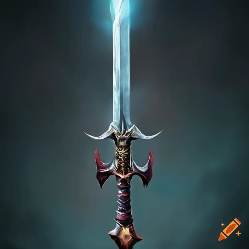 Fantasy sword on Craiyon