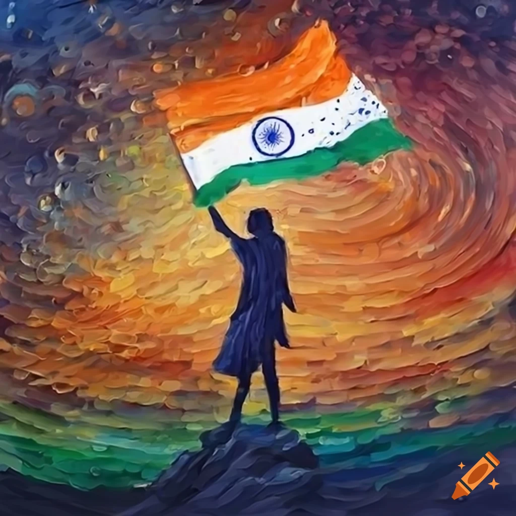 Independence Day Drawing by Oil Pastel step by step || Republic Day Drawing  - YouTube