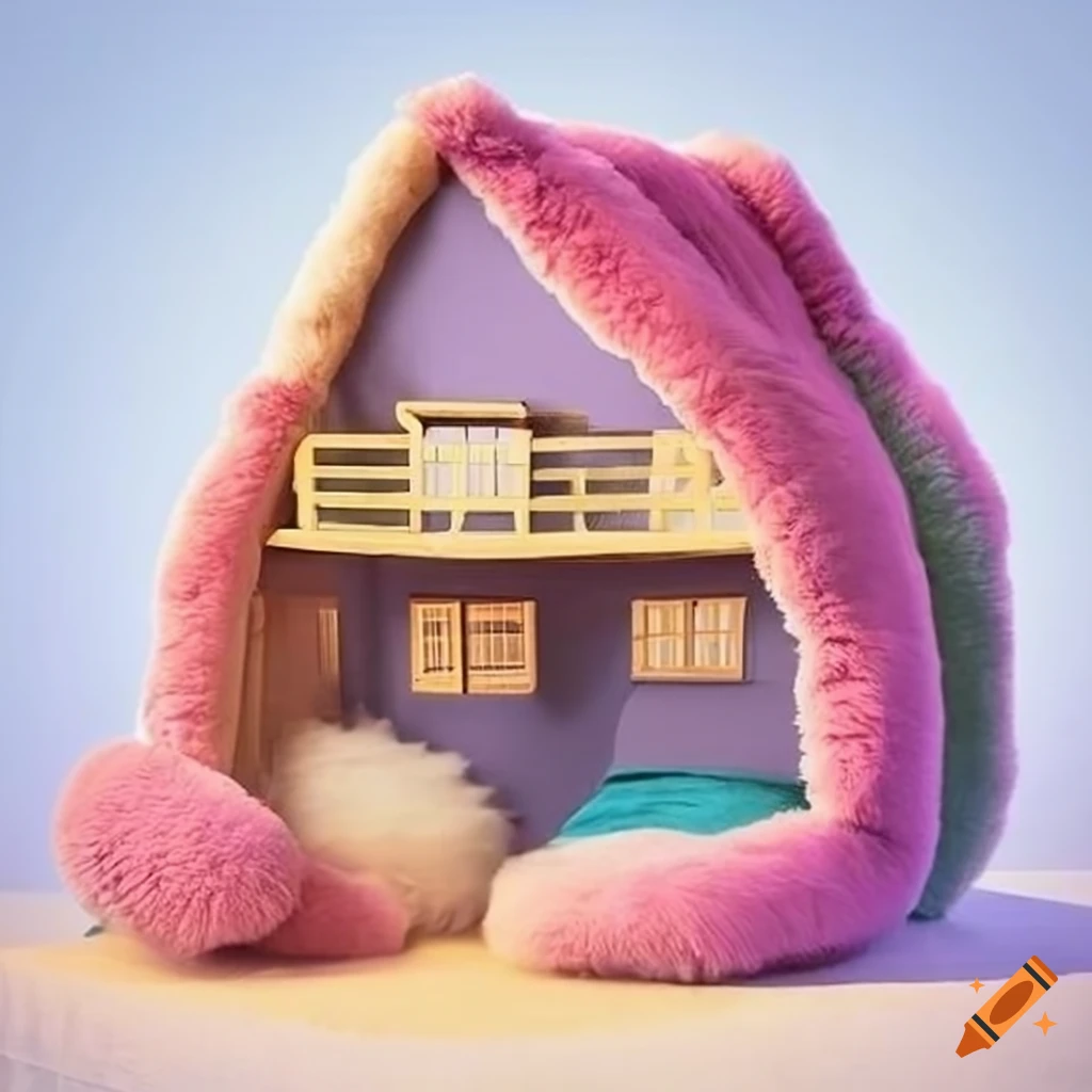 Big fluffy pillow on Craiyon