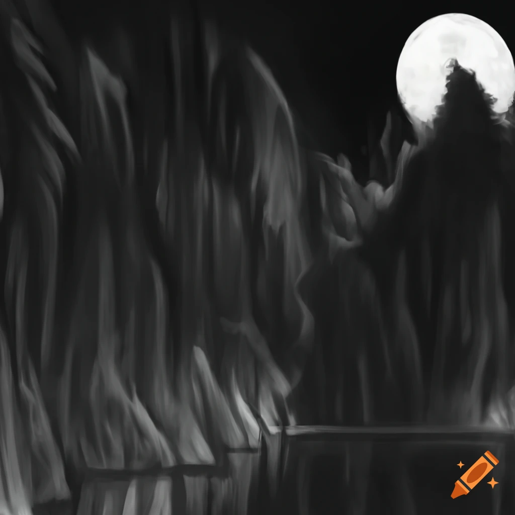 Labrador with enchanting moonlight patterns on its coat