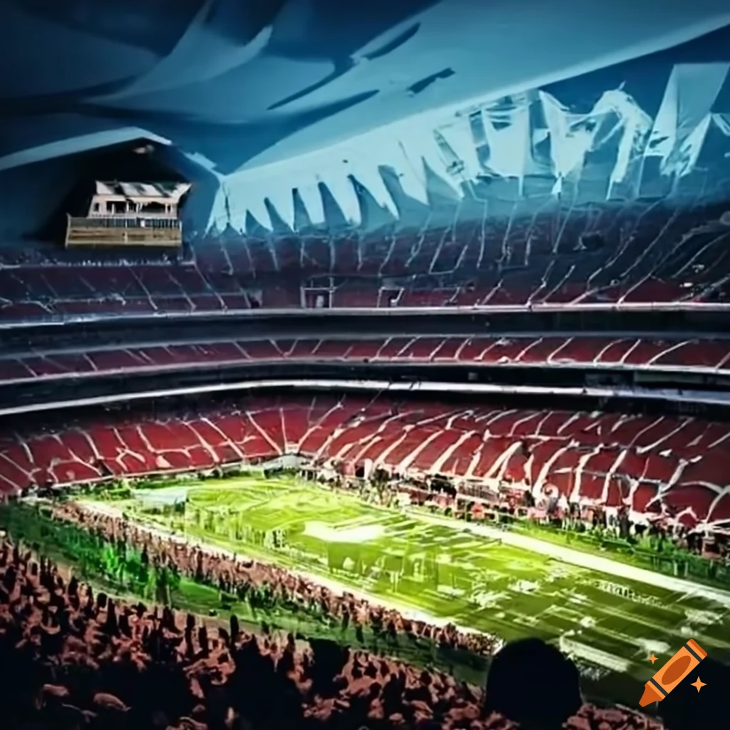 Biggest stadium ever on Craiyon