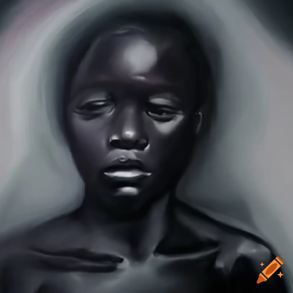 Abstract black color background on Craiyon