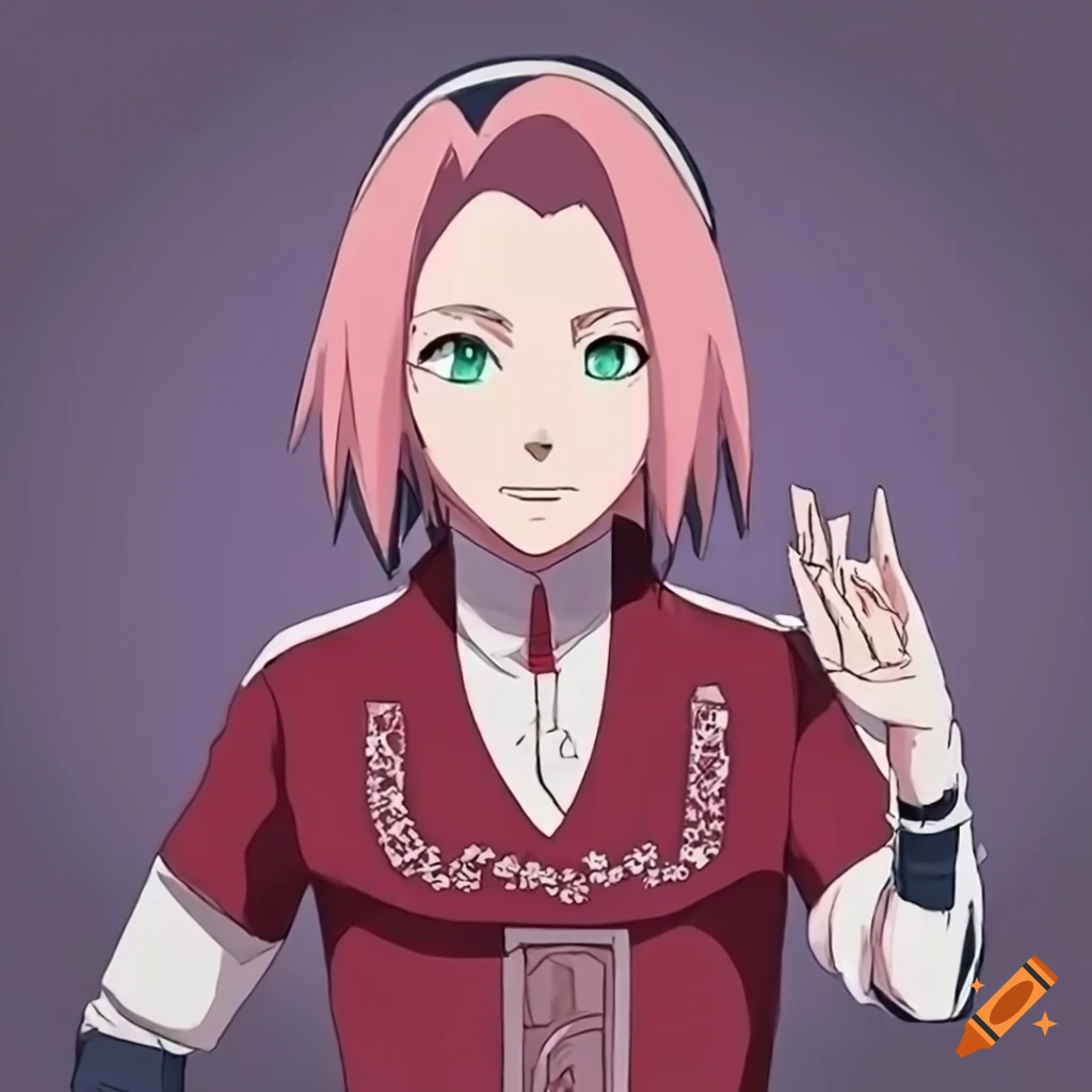 Sakura haruno from naruto in mariachi attire on Craiyon