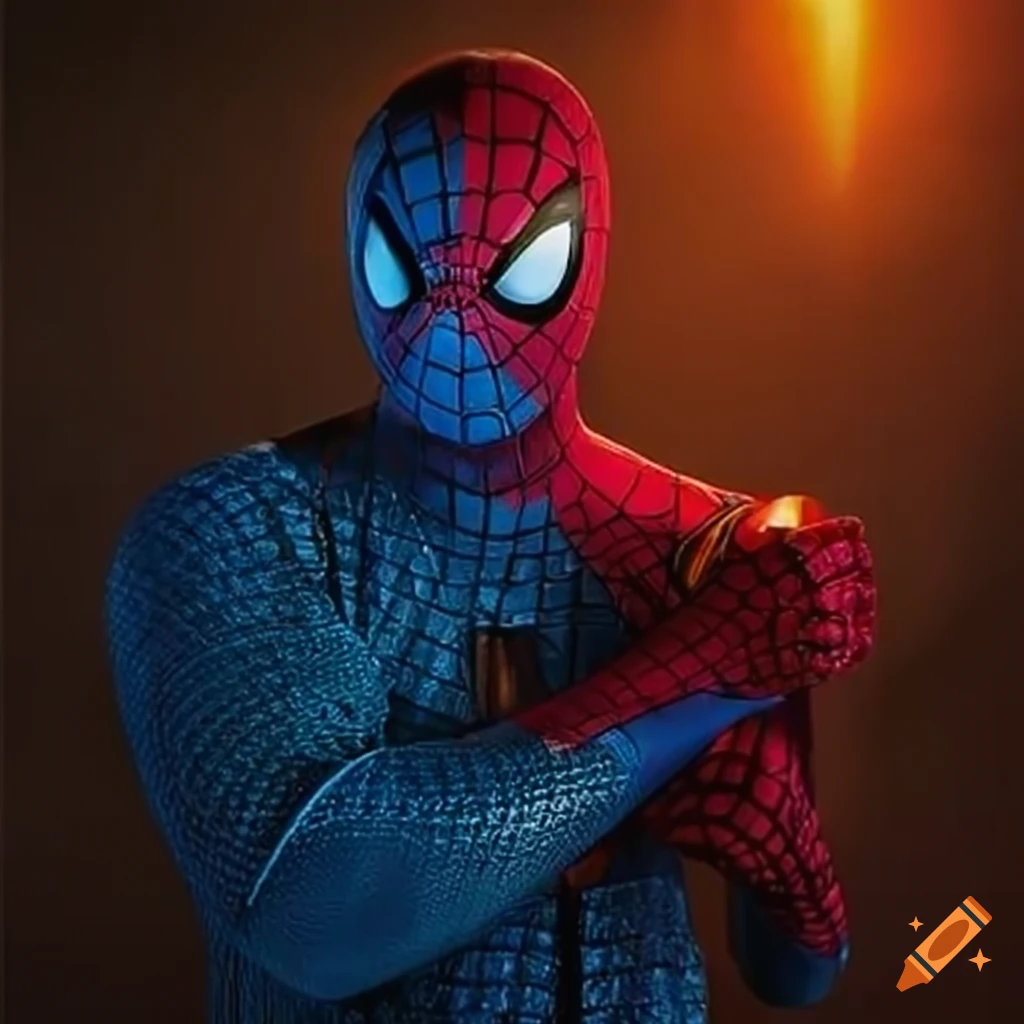 Spider man character on Craiyon