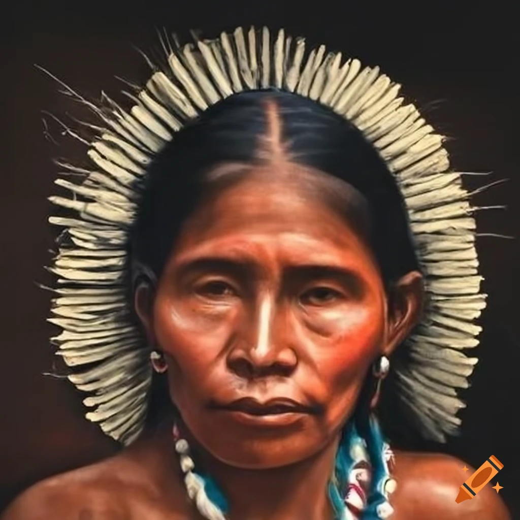 Indigenous art capturing culture from Leon, Nicaragua in the 1800's