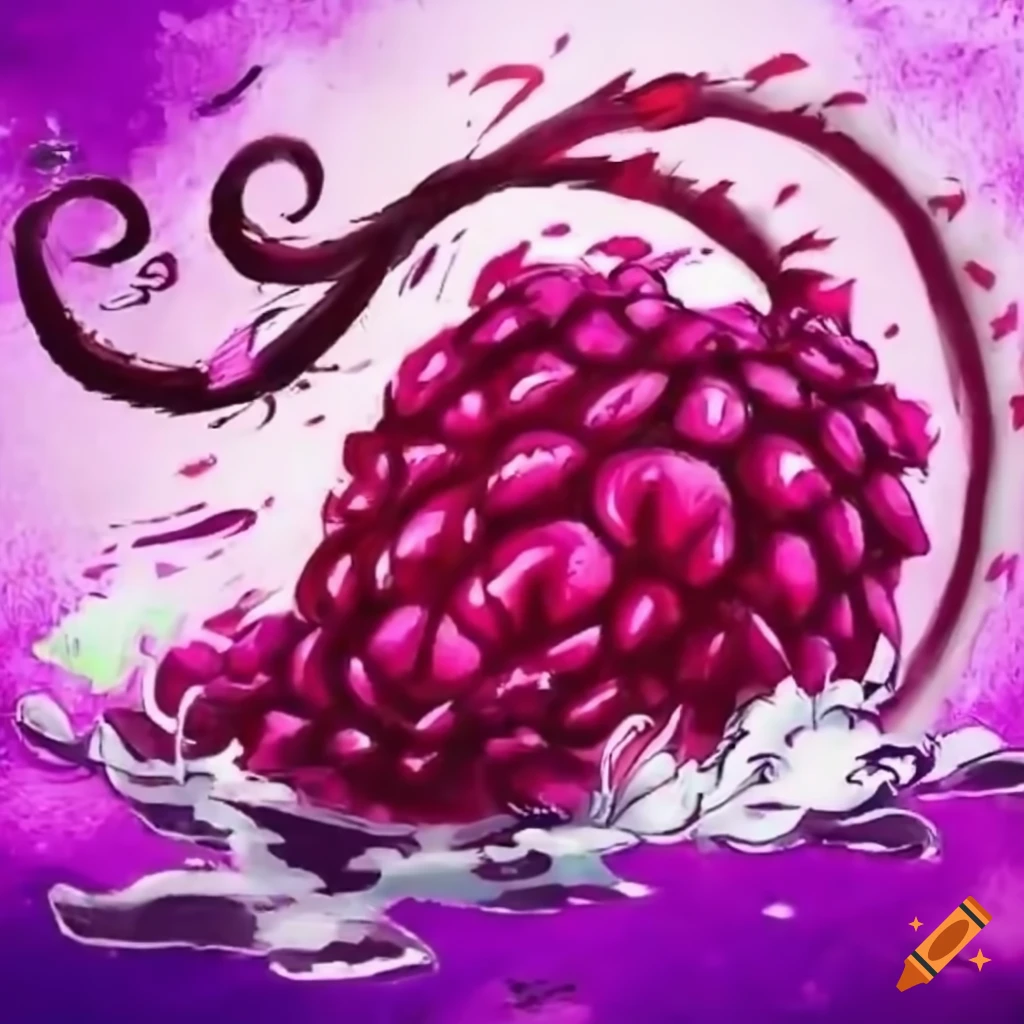 One piece devil fruit on Craiyon