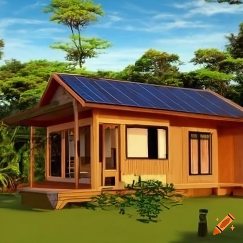 Off-grid African home powered by green energies
