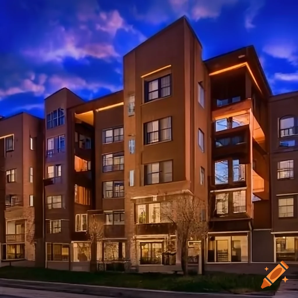 Salt lake city apartment complex on Craiyon