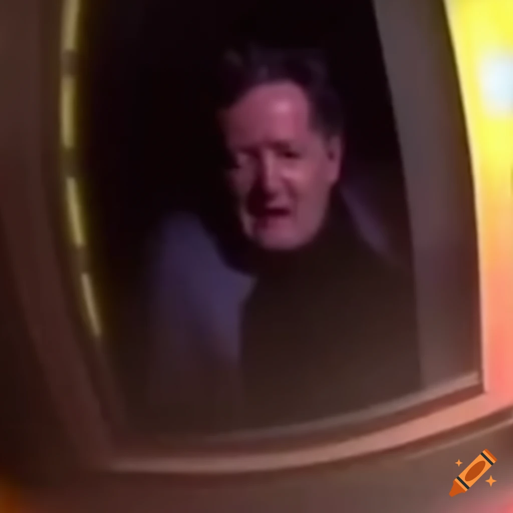 Piers Morgan and Susanna Reid evacuating the Good Morning Britain studio