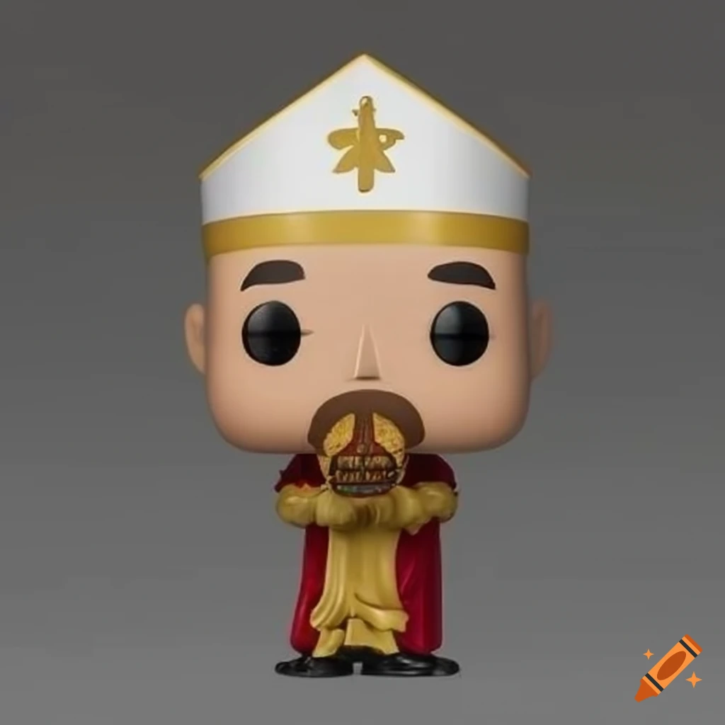 Funko pop figurine of pope leo the great on craiyon