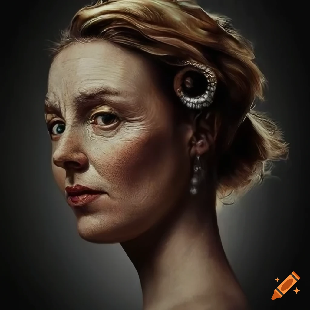 High definition artwork with intricate layering and sharp focus on a