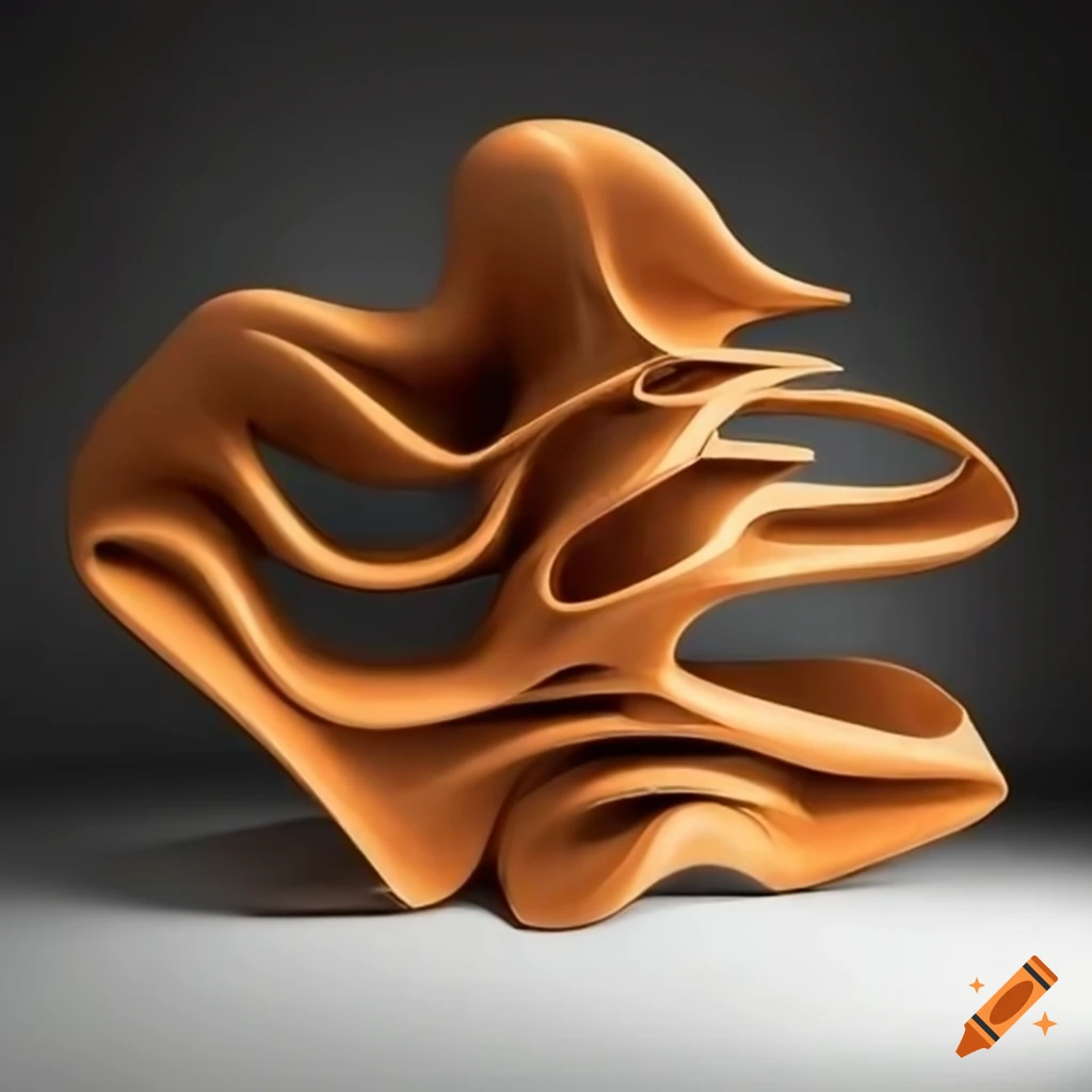 Organicshaped wall art installation by zaha hadid and takis for mad