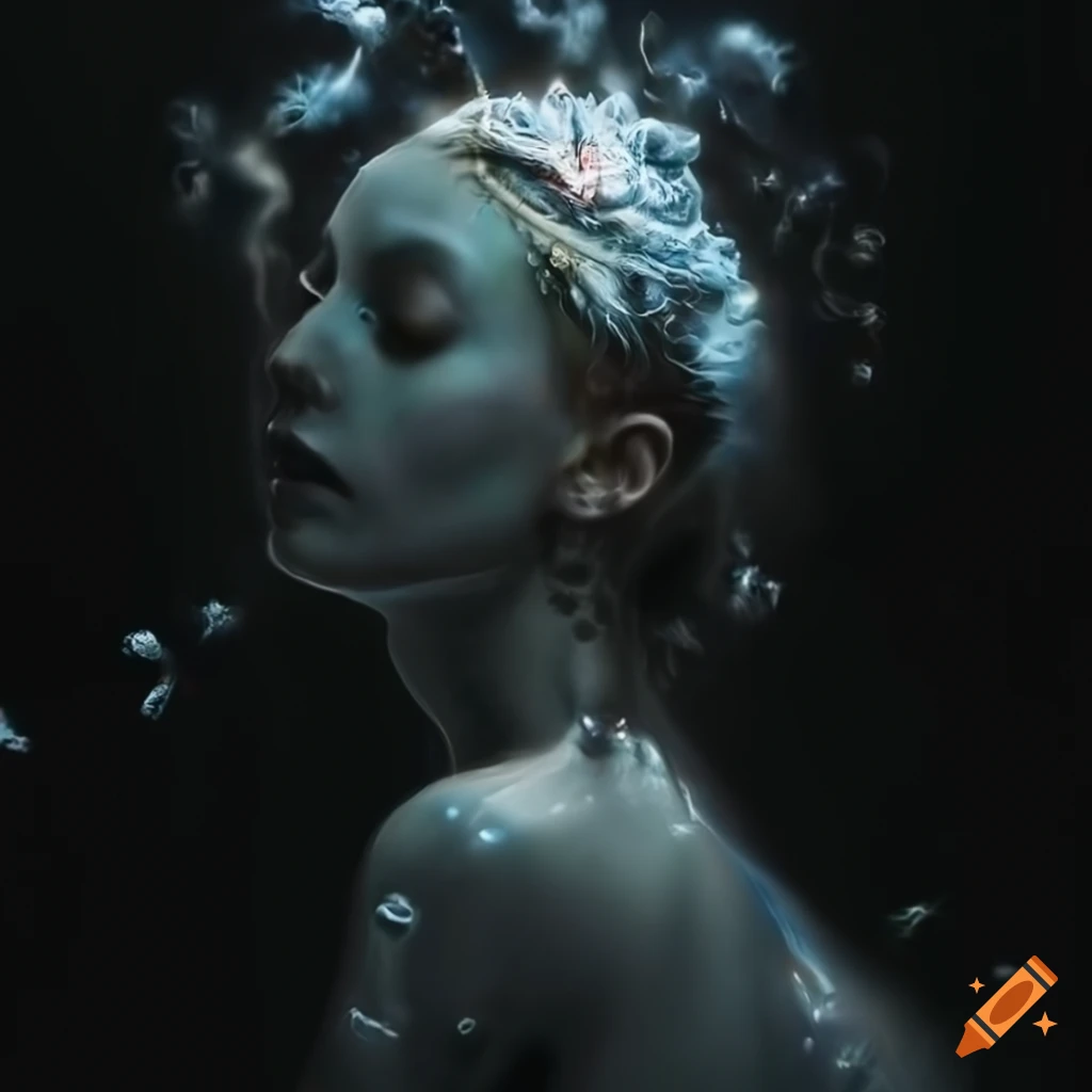 High definition artwork with intricate layering and sharp focus on a