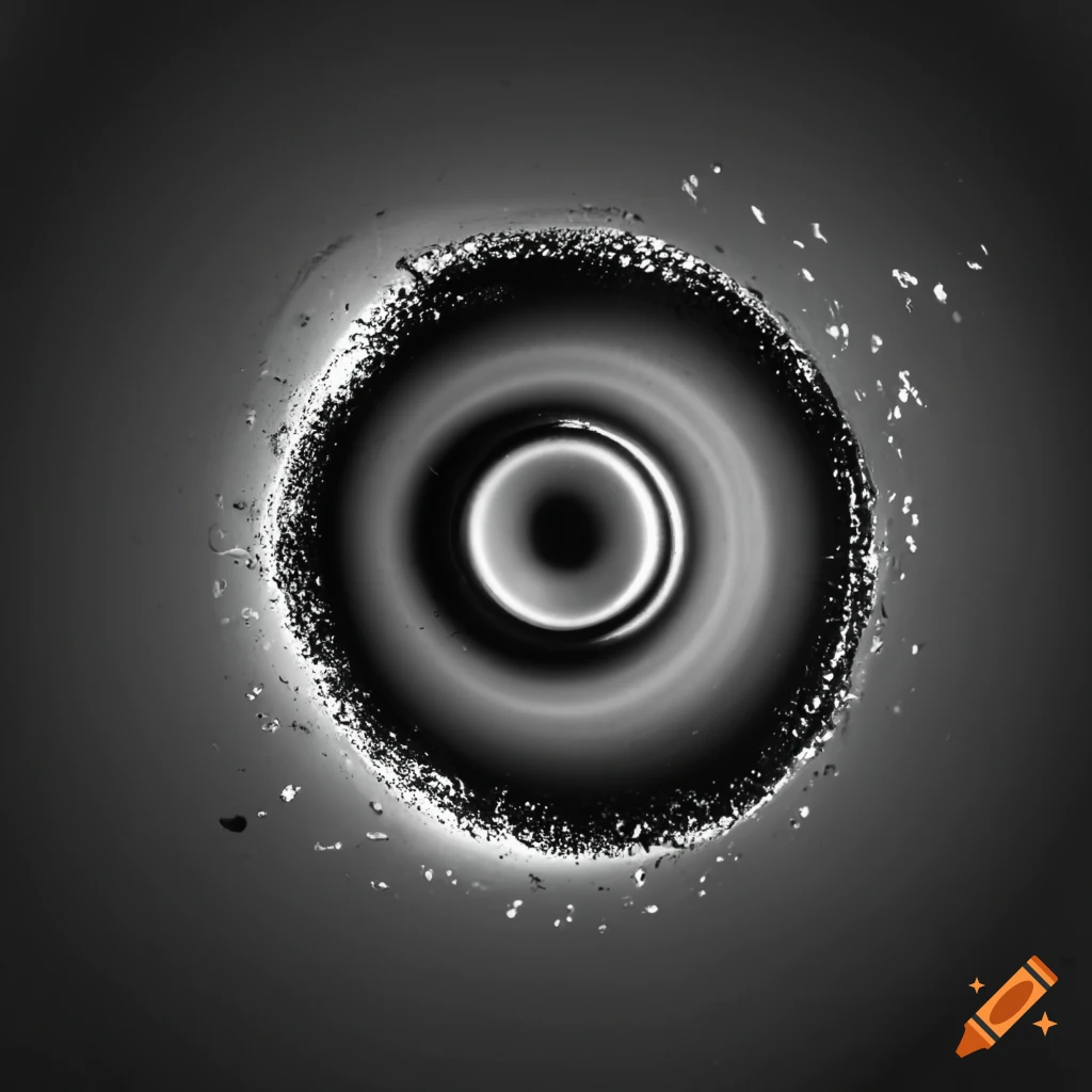 illustration-of-a-chemical-reaction-using-black-and-white-circles-on