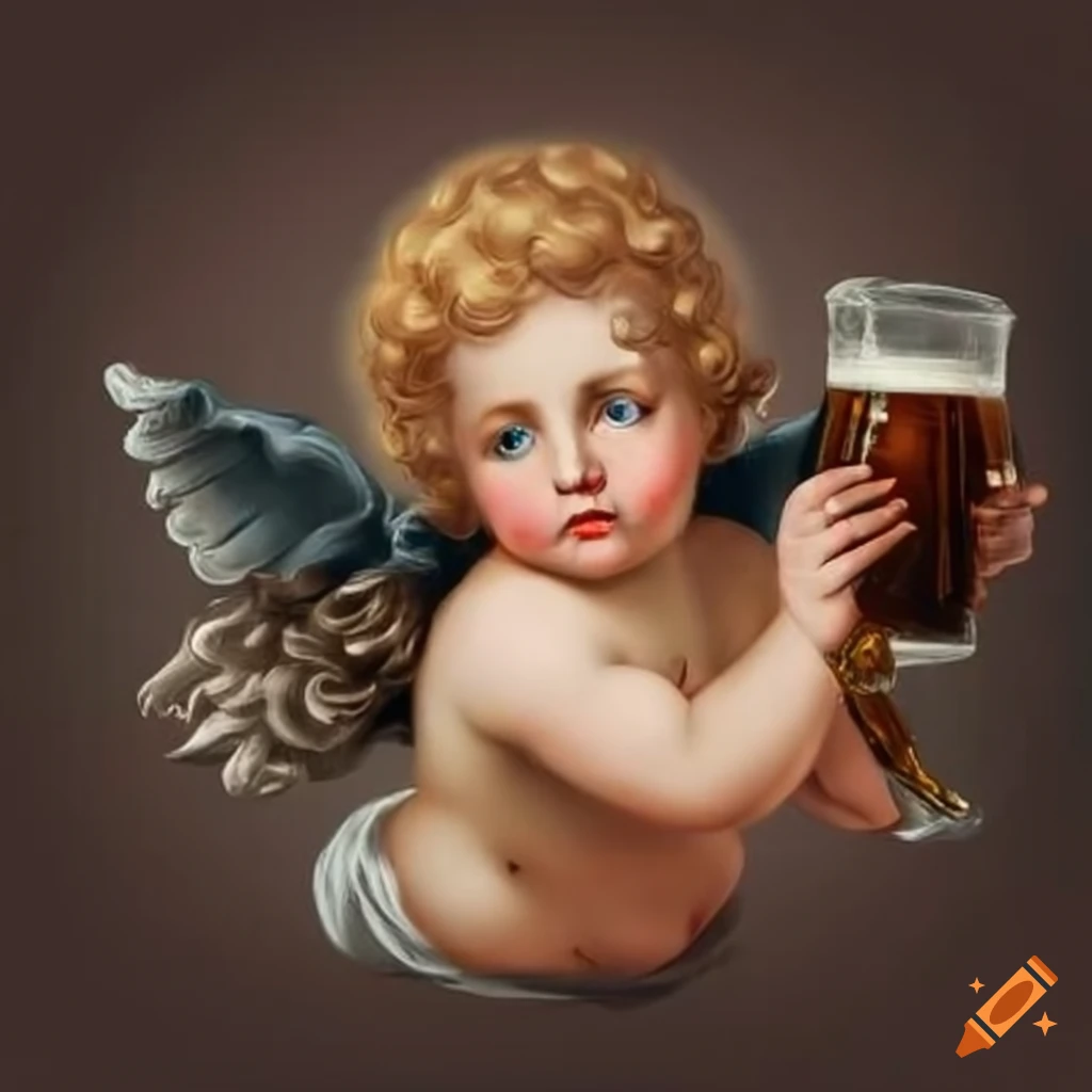 cupid-holding-a-beer-on-craiyon
