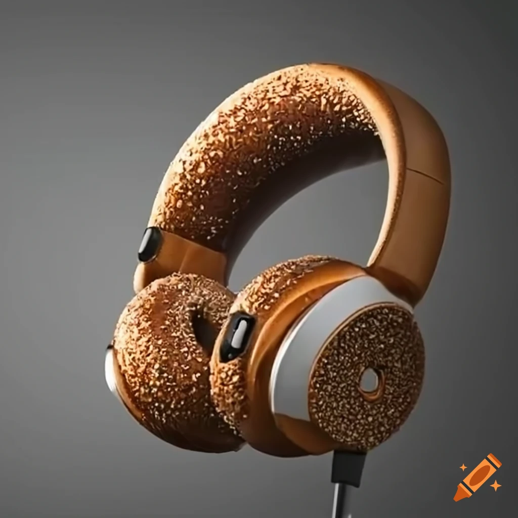 Headphones with bagels