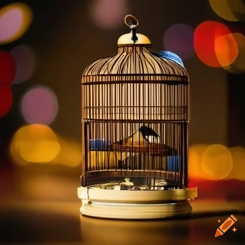 Bird cage shop banner on Craiyon