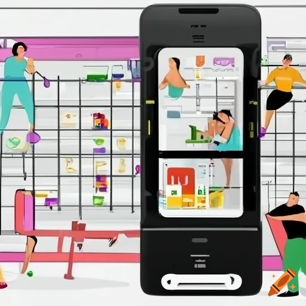 Fitness app interface with personalized workout and