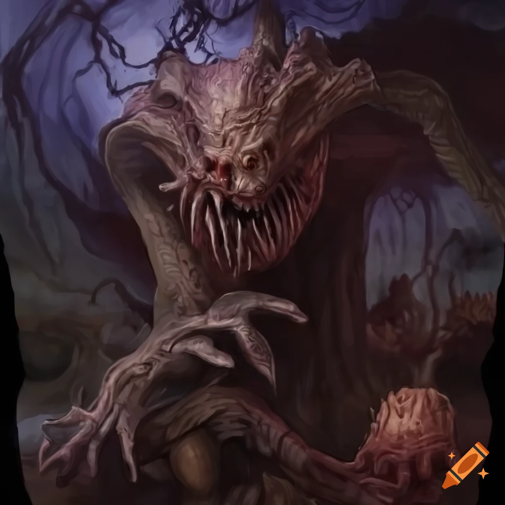 Eldritch horror on Craiyon