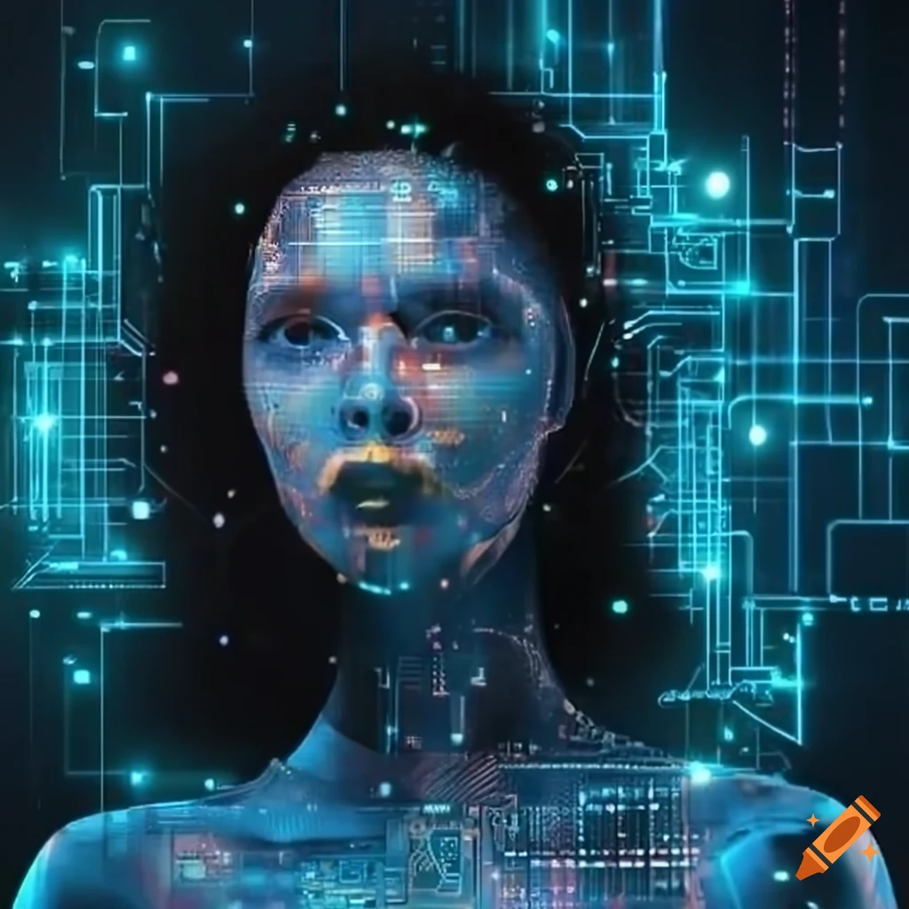 Computer vision and robotics concept on Craiyon